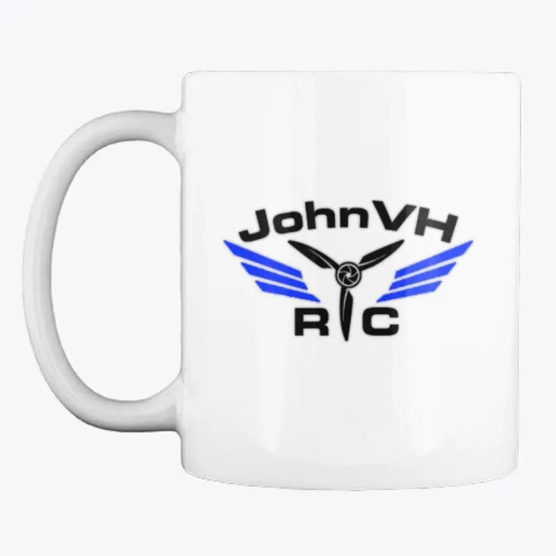 Coffee Mug Blue Logo